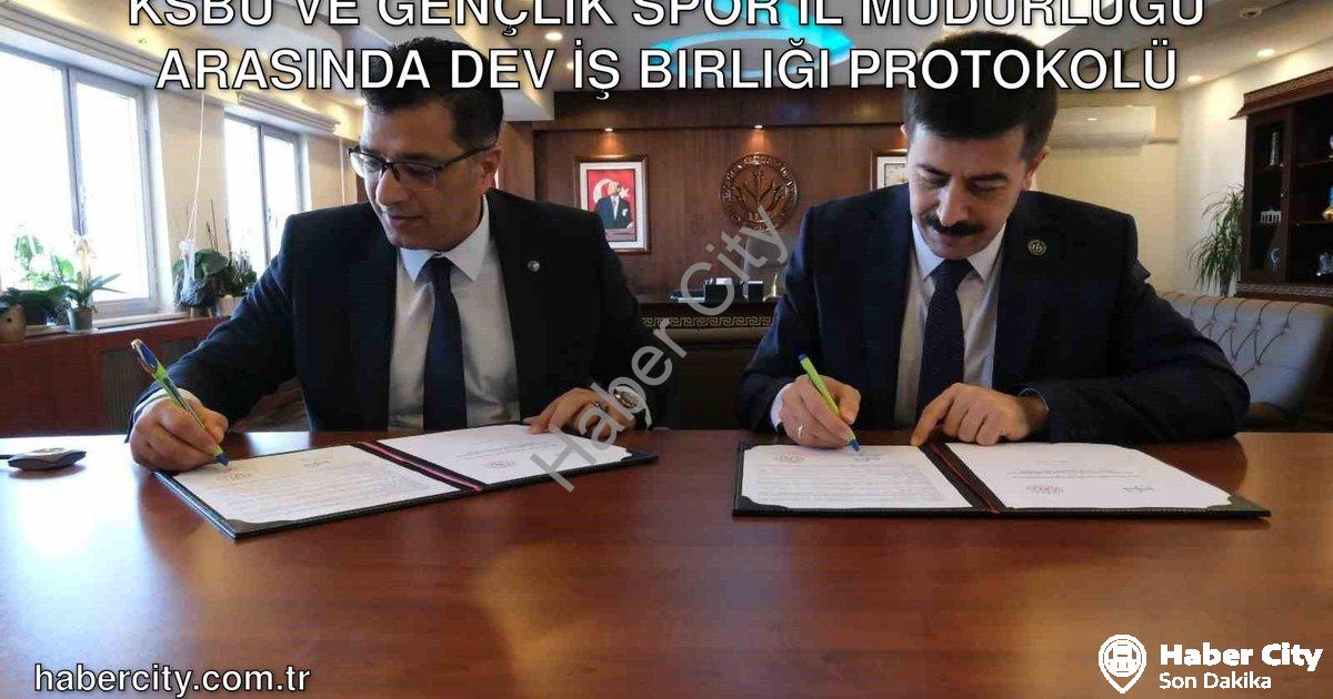 "KSBÜ ve Gençlik Spor İl Müdürlüğü Arasında Dev İş Birliği Protokolü" başlıklı haber için fotorealis