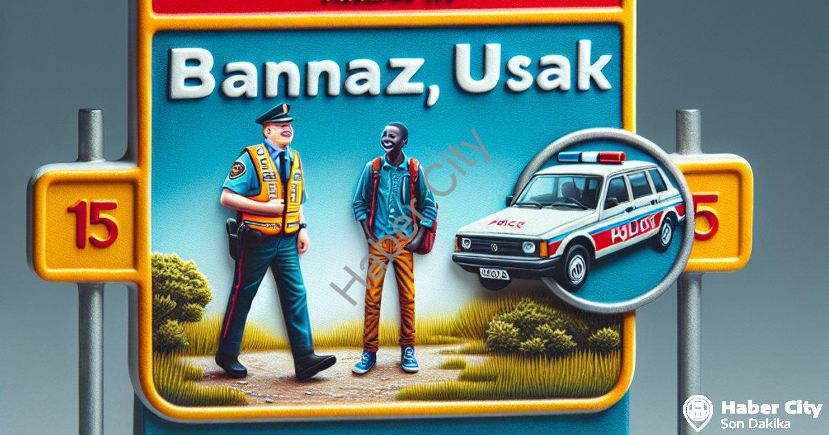 "Uşak Banaz'da Kayıp Alarmı Mutlu Sonla Bitti: 16 Yaşındaki Genç Bulundu" başlıklı haber için fotore