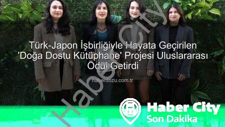 Türk-Japon İşbirliğiyle Tasarlanan ‘Doğa Dostu Kütüphane’ Projesi Uluslararası Ödül Getirdi