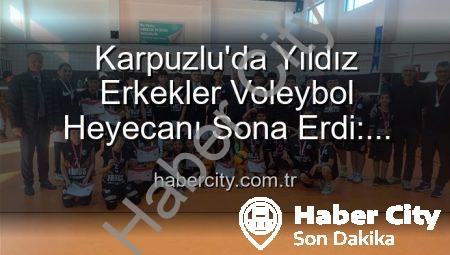 Karpuzlu’da Yıldız Erkekler Voleybol Heyecanı Sona Erdi: Dereceye Giren Okullar Belli Oldu!