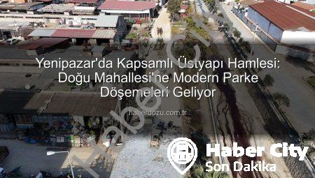 Yenipazar’da Altyapı Hamlesi: Doğu Mahallesi’nde Parke Taşı Çalışmaları Hız Kesmeden Devam Ediyor