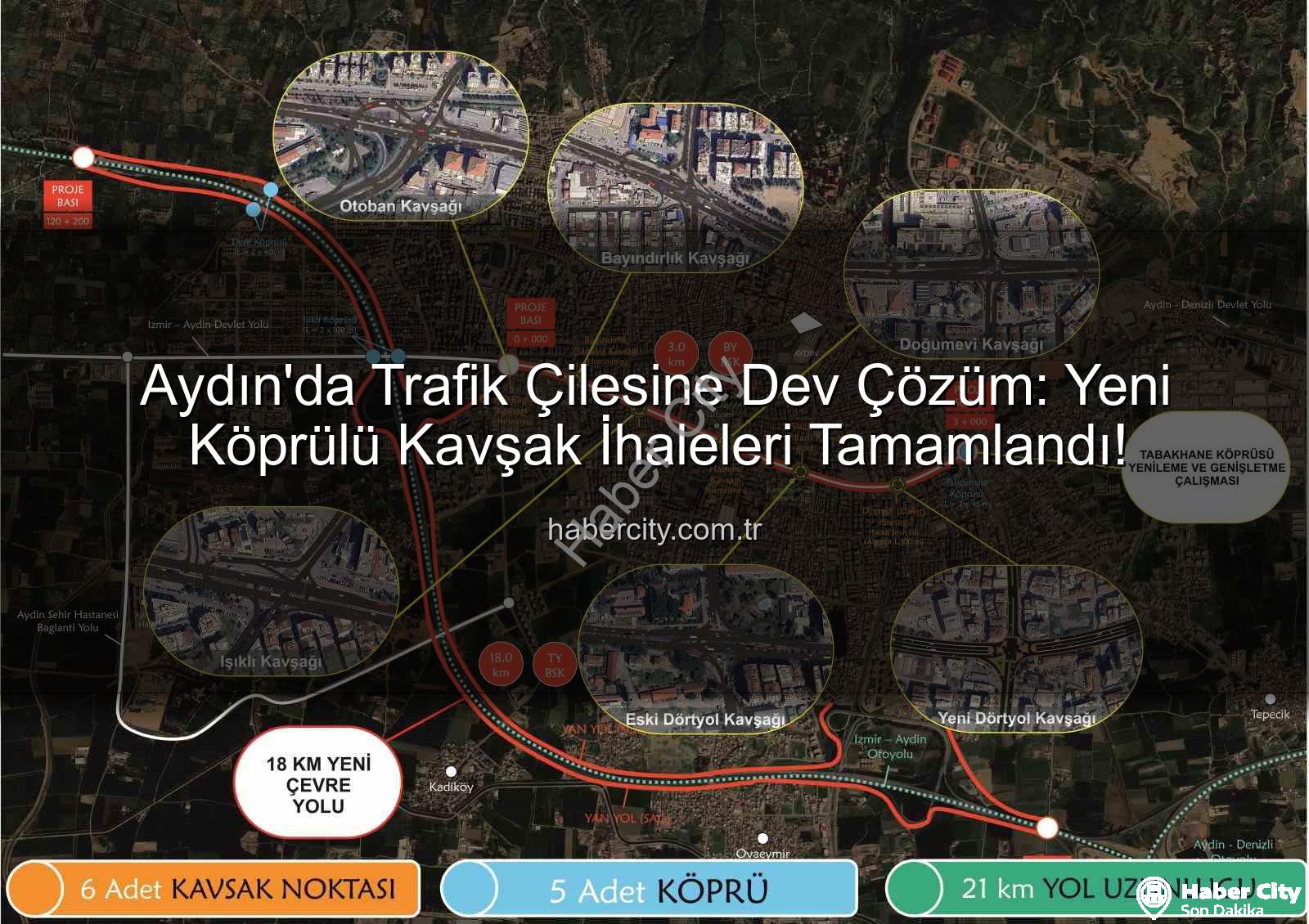 Aydın trafik sorunu - Aydın'da Trafik Çilesine Dev Çözüm: Yeni Köprülü Kavşak İhaleleri Tamamlandı!